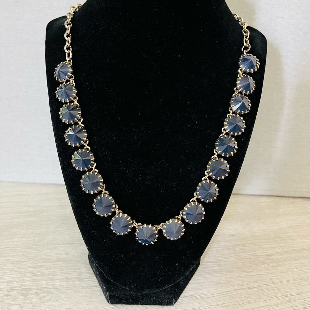 J Crew Vintage Crystal Collar Statement Necklace
